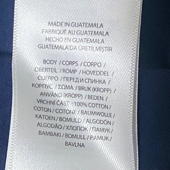 Polo Ralph Lauren LOVE Pink Pony Walk Navy Blue T Shirt Size Small - Picture 7 of 7